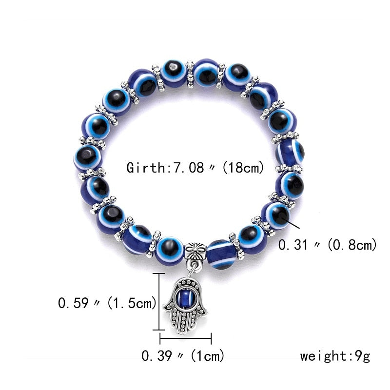 Evil Eye Bracelets Blue Evil Eye Bead Bracele